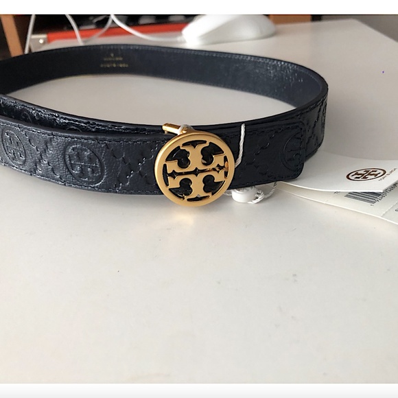 TORY BURCH  Midnight BELT WITH LOGO main image 6